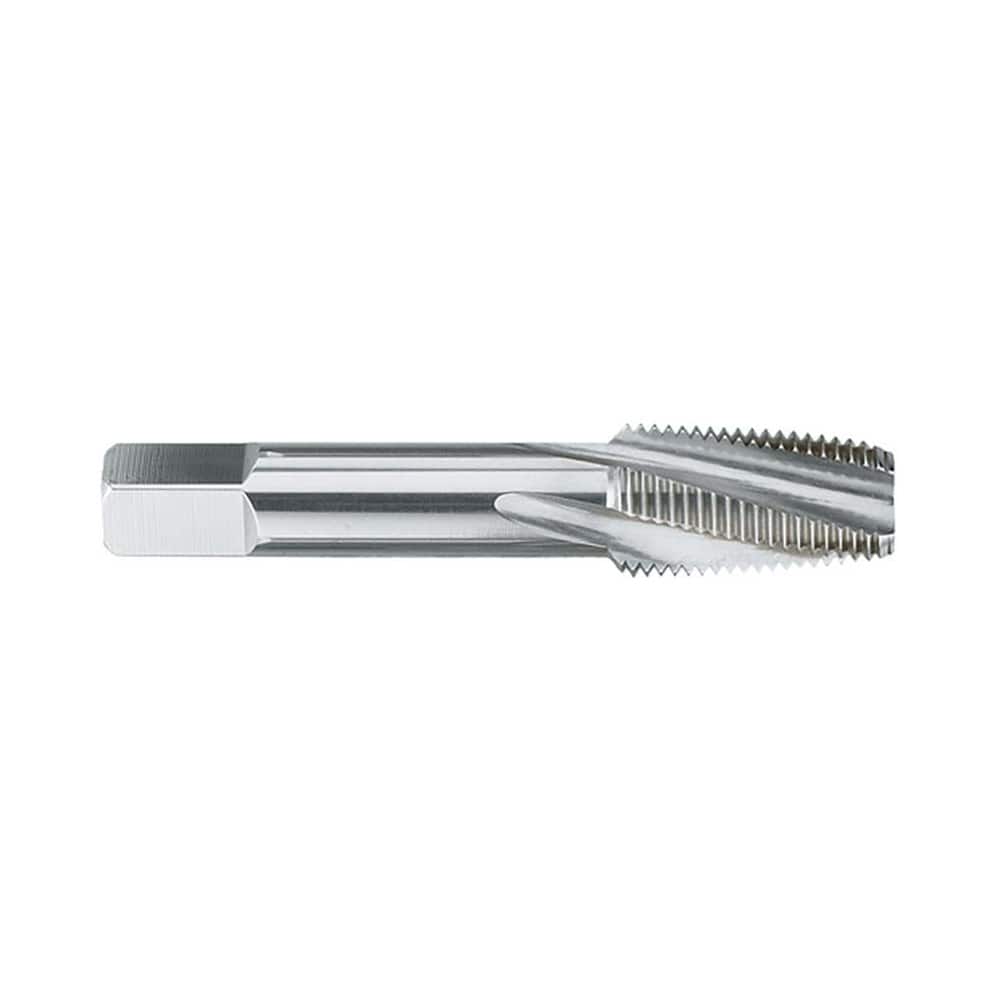 Balax 59912-000 1/8-27 NPTF, 15° Helix, 4 Flutes, Bottoming Chamfer, Bright Finish, Cobalt, Spiral Flute Pipe Tap 