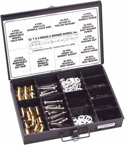T&S Brass B-7K 267 Pieces Boxed Faucet Repair Kit 