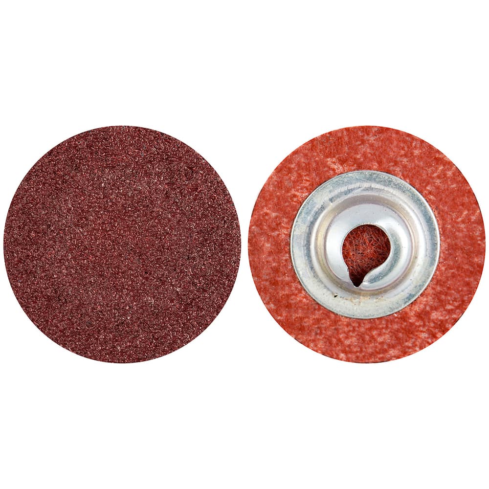 Merit Abrasives 69957399619 Quick-Change Disc: Power-Lock Type 2, 1" Disc Dia, 100 Grit, Aluminum Oxide, Coated 