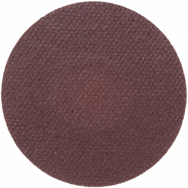 Quick-Change Disc: Type R, 1-1/2" Dia, 320 Grit, Aluminum Oxide, Coated - Brown, Polyester-Backed, 30000 RPM, Series R766