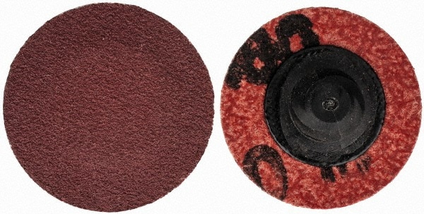 Merit Abrasives 69957399690 Quick-Change Disc: Power-Lock Type 3, 1" Disc Dia, 180 Grit, Aluminum Oxide, Coated Image