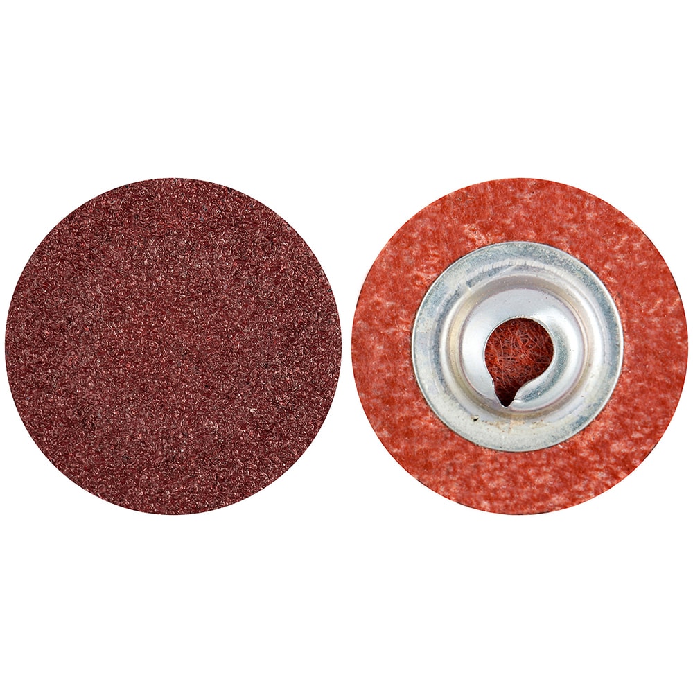 Merit Abrasives 69957399615 Quick-Change Disc: Power-Lock Type 2, 1" Disc Dia, 40 Grit, Aluminum Oxide, Coated Image