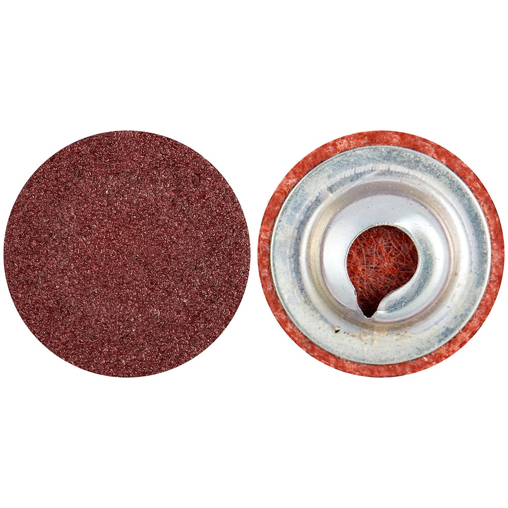 Merit Abrasives 69957399609 Quick-Change Disc: Power-Lock Type 2, 3/4" Disc Dia, 150 Grit, Aluminum Oxide, Coated Image