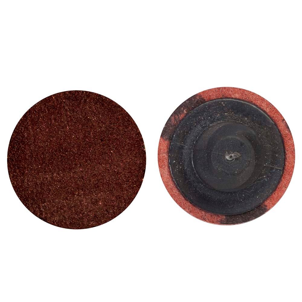 Merit Abrasives 69957399669 Quick-Change Disc: Power-Lock Type 3, 3/4" Disc Dia, 24 Grit, Aluminum Oxide, Coated Image