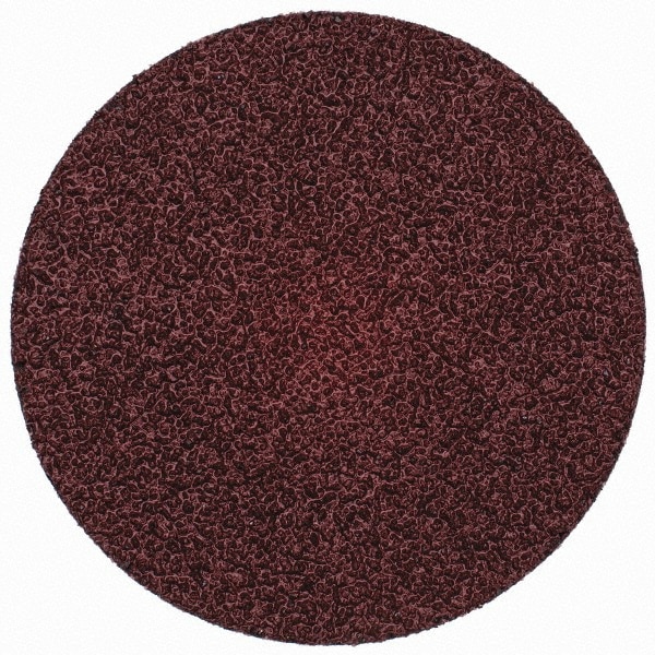 Merit Abrasives 69957399650 Quick-Change Disc: Power-Lock Type 2, 3" Disc Dia, 36 Grit, Aluminum Oxide, Coated Image