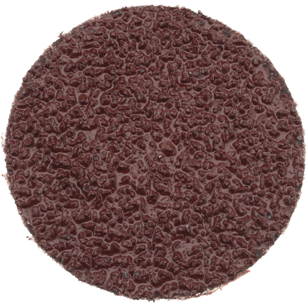 Merit Abrasives 69957399773 Quick-Change Disc: Power-Lock Type 1, 2" Disc Dia, 24 Grit, Aluminum Oxide, Coated Image