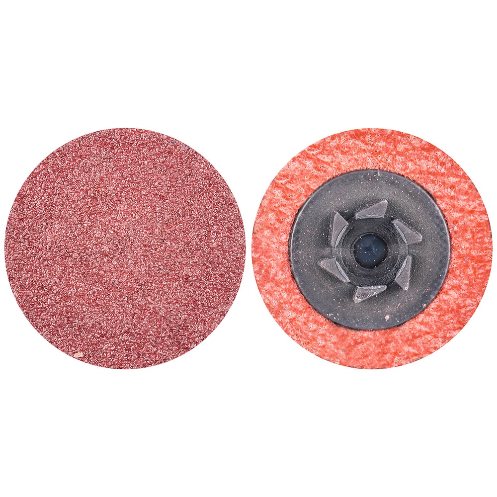 Merit Abrasives 69957399758 Quick-Change Disc: Power-Lock Type 1, 1" Disc Dia, 180 Grit, Aluminum Oxide, Coated 