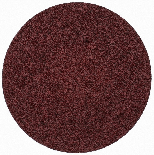 Merit Abrasives 69957399720 Quick-Change Disc: Power-Lock Type 3, 3" Disc Dia, 50 Grit, Aluminum Oxide, Coated 