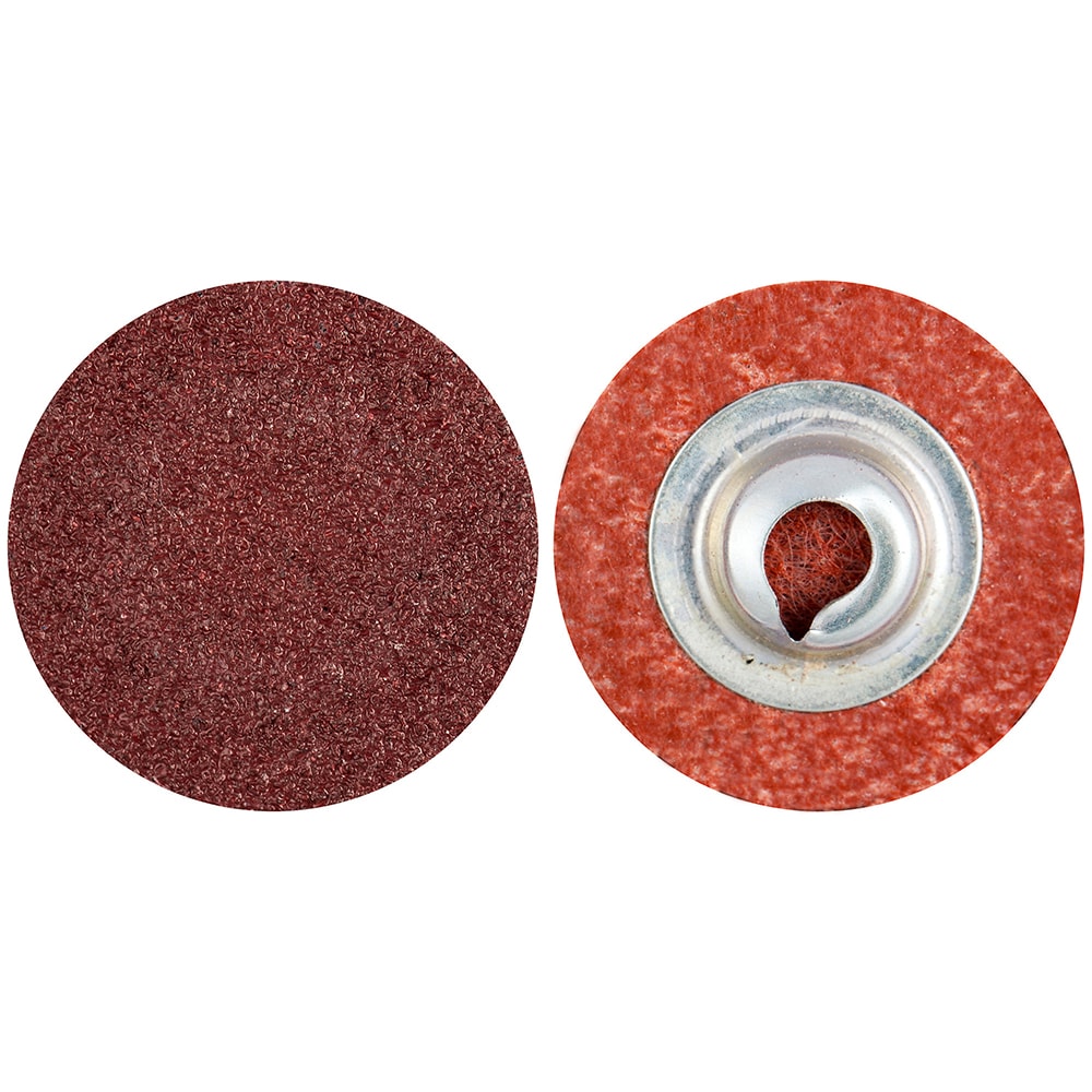 Merit Abrasives 69957399624 Quick-Change Disc: Power-Lock Type 2, 1" Disc Dia, 320 Grit, Aluminum Oxide, Coated Image