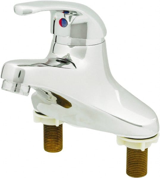 T&S Brass B-2710 Lever Handle, Deck Mounted Bathroom Faucet 