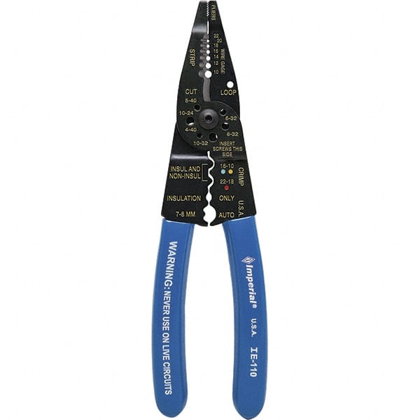 Imperial IE-110 Wire Stripper: 10 AWG to 22 AWG Max Capacity 