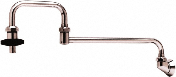 Faucet Mount, Single Hole Kitchen Faucet - Pot and Kettle Filling Faucet, Insulated Handle, Low Arc Spout, No Drain