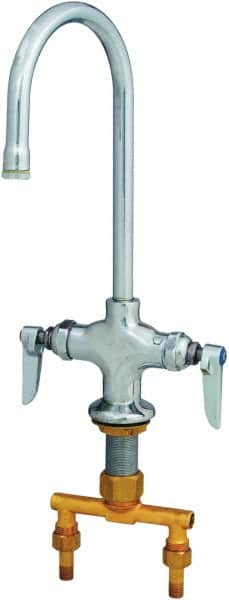 Faucet Mount, Deck Mounted Single Hole Faucet without Spray