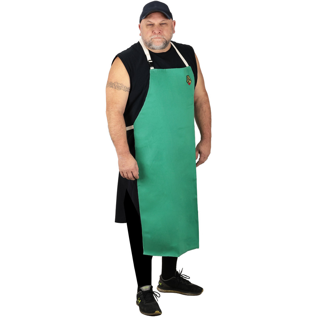 Black Stallion Bib Apron: Cotton - Size 24 x 42", Brown, 1 Pocket | Part #F9-42A