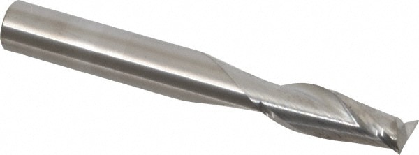 SGS 30337 Square End Mill: 19/64 Dia, 13/16 LOC, 5/16 Shank Dia, 2-1/2 OAL, 2 Flutes, Solid Carbide Image