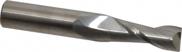 SGS 30349 Square End Mill: 25/64 Dia, 1 LOC, 7/16 Shank Dia, 2-3/4 OAL, 2 Flutes, Solid Carbide Image