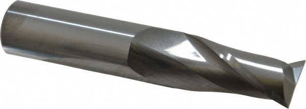 SGS 30371 Square End Mill: 3/4 Dia, 1-1/2 LOC, 3/4 Shank Dia, 4 OAL, 2 Flutes, Solid Carbide Image