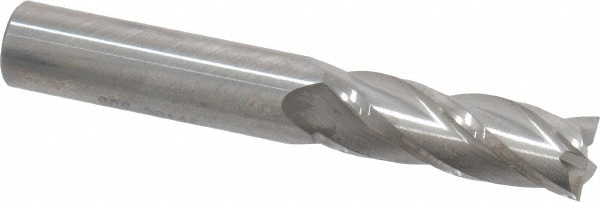 SGS 30145 Square End Mill: 23/64 Dia, 1 LOC, 3/8 Shank Dia, 2-1/2 OAL, 4 Flutes, Solid Carbide Image