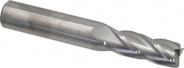 SGS 30149 Square End Mill: 25/64 Dia, 1 LOC, 7/16 Shank Dia, 2-3/4 OAL, 4 Flutes, Solid Carbide Image