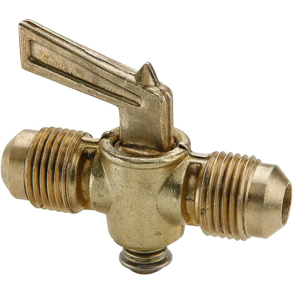 3/8" Tube, Flare to Flare Drain Cock & Shutoff Valve