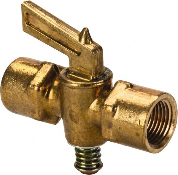 Parker V403P-6-6 3/8" Pipe, Female Pipe to Female Pipe Drain Cock & Shutoff Valve Image