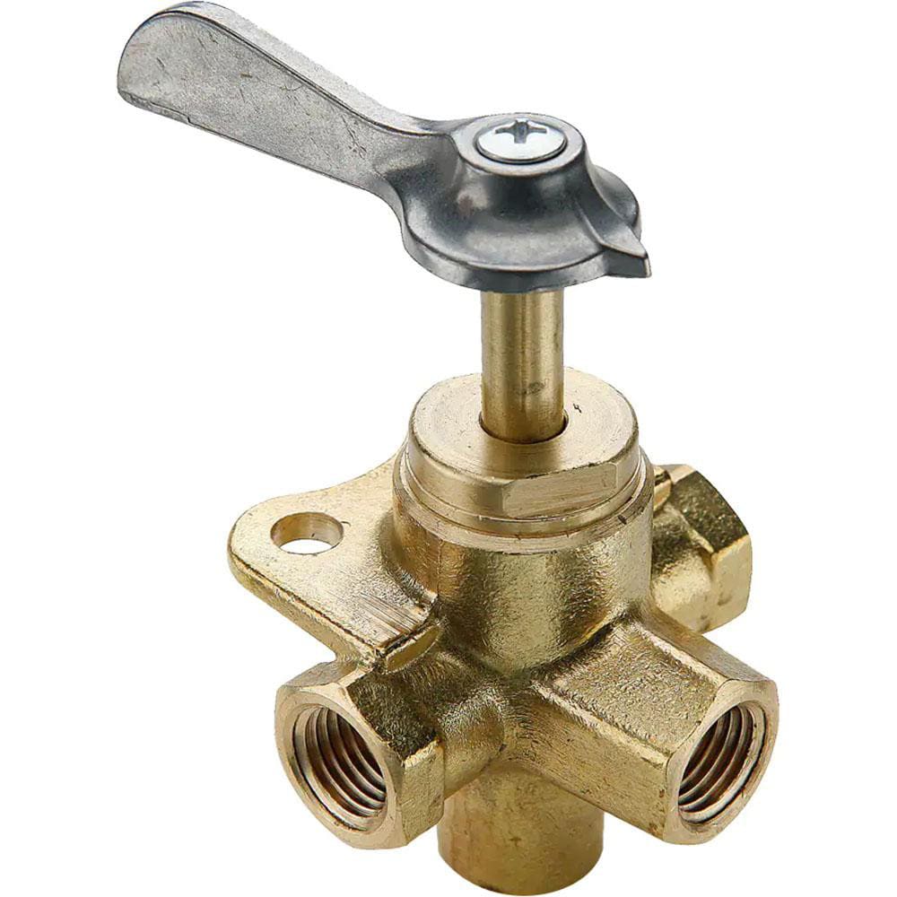 Parker V407P-4 1/4" Pipe, Female Pipe Drain Cock & Shutoff Valve Image