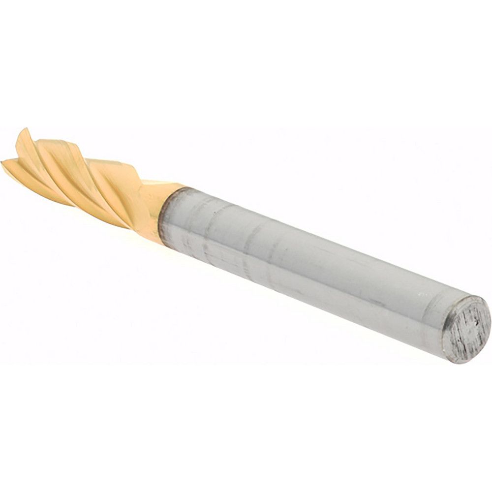 SGS Square End Mill 1/4" Dia, 3/4" LOC, 4 Flute, Solid Carbide MSC