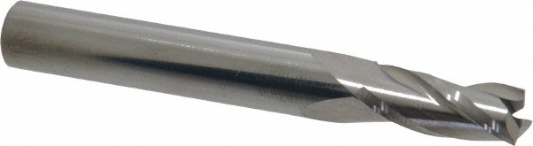 SGS 30535 Square End Mill: 9/32 Dia, 3/4 LOC, 5/16 Shank Dia, 2-1/2 OAL, 3 Flutes, Solid Carbide Image