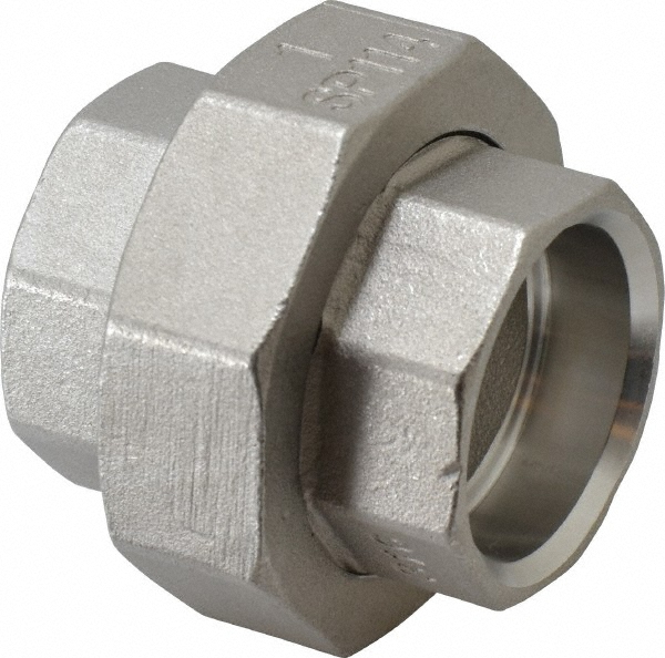 Merit Brass 1" 316 Stainless Steel Pipe Union 32137853 MSC