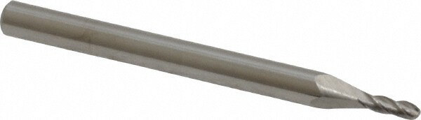 4 Flute Single End SGS 39090 Titanium Carbonitride Coating SGS Tool Co SGS Tool 39090 Ball End General Purpose End Mill Series 1B Set 1//8, 3//16, 1//4, 5//16, 3//8, 1//2