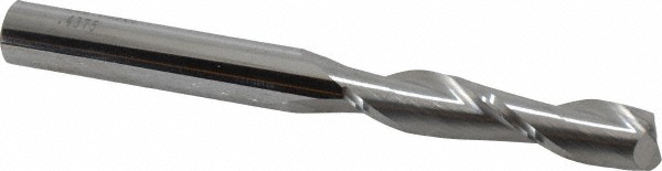 SGS 33309 Square End Mill: 7/16 Dia, 2 LOC, 7/16 Shank Dia, 4-1/2 OAL, 2 Flutes, Solid Carbide Image