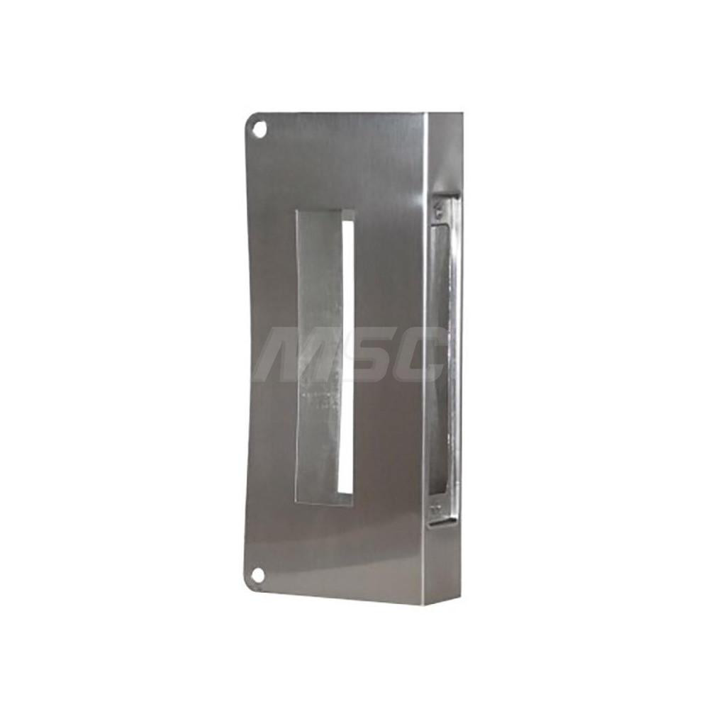 DonJo 5" Wide x 12" High, Stainless Steel, Door Reinforcer