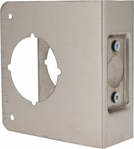 4-1/4" Wide x 4-1/2" High, Stainless Steel, Door Reinforcer