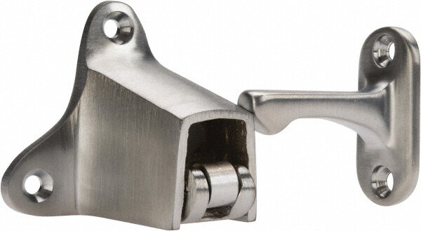 4" Long Satin Chrome Door Holder