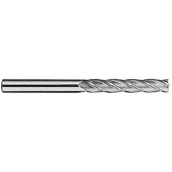 SGS 33129 Square End Mill: 7/16 Dia, 3 LOC, 7/16 Shank Dia, 6 OAL, 4 Flutes, Solid Carbide Image