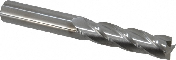 SGS 33135 Square End Mill: 3/4 Dia, 3 LOC, 3/4 Shank Dia, 6 OAL, 4 Flutes, Solid Carbide Image