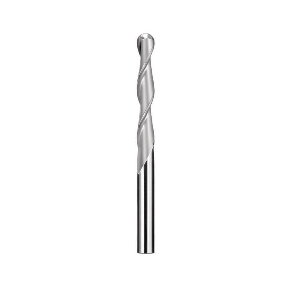 SGS 33344 Ball End Mill: 0.125" Dia, 1" LOC, 2 Flute, Solid Carbide Image