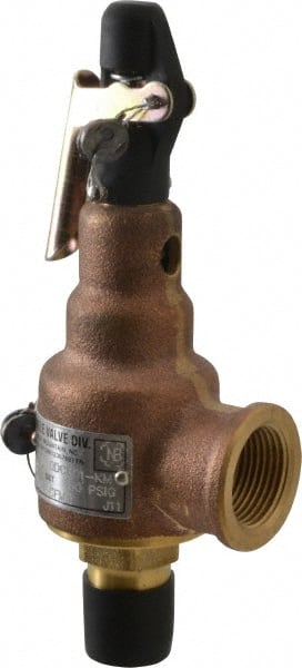 Midwest Control 6010DC-150 ASME Safety Relief Valve: 1/2" Inlet, 350 CFM, 150 Max psi 