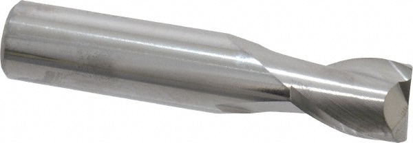 SGS 31721 Square End Mill: 1/2 Dia, 5/8 LOC, 1/2 Shank Dia, 2-1/2 OAL, 2 Flutes, Solid Carbide Image