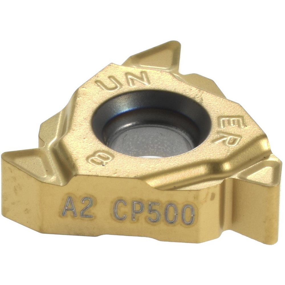 Laydown Threading Insert: 16ER8UN-A2 CP500, Solid Carbide