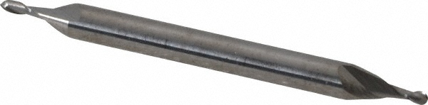 SGS 31504 Ball End Mill: 0.0469" Dia, 0.0938" LOC, 2 Flute, Solid Carbide Image