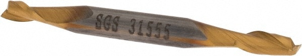 SGS 31555 Square End Mill: 9/64 Dia, 5/16 LOC, 3/16 Shank Dia, 2 OAL, 2 Flutes, Solid Carbide Image