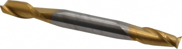 SGS 31567 Square End Mill: 15/64 Dia, 1/2 LOC, 1/4 Shank Dia, 2-1/2 OAL, 2 Flutes, Solid Carbide Image