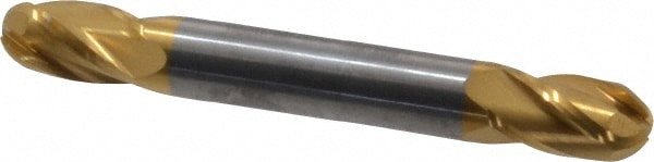 SGS 31474 Ball End Mill: 0.3125" Dia, 0.5" LOC, 4 Flute, Solid Carbide Image