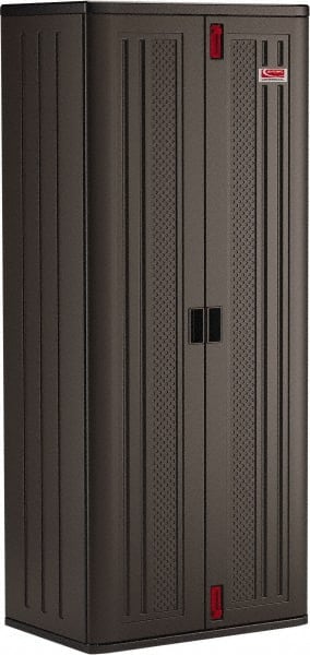 Locking Storage Cabinet: 30" Wide, 20-1/4" Deep, 72" High