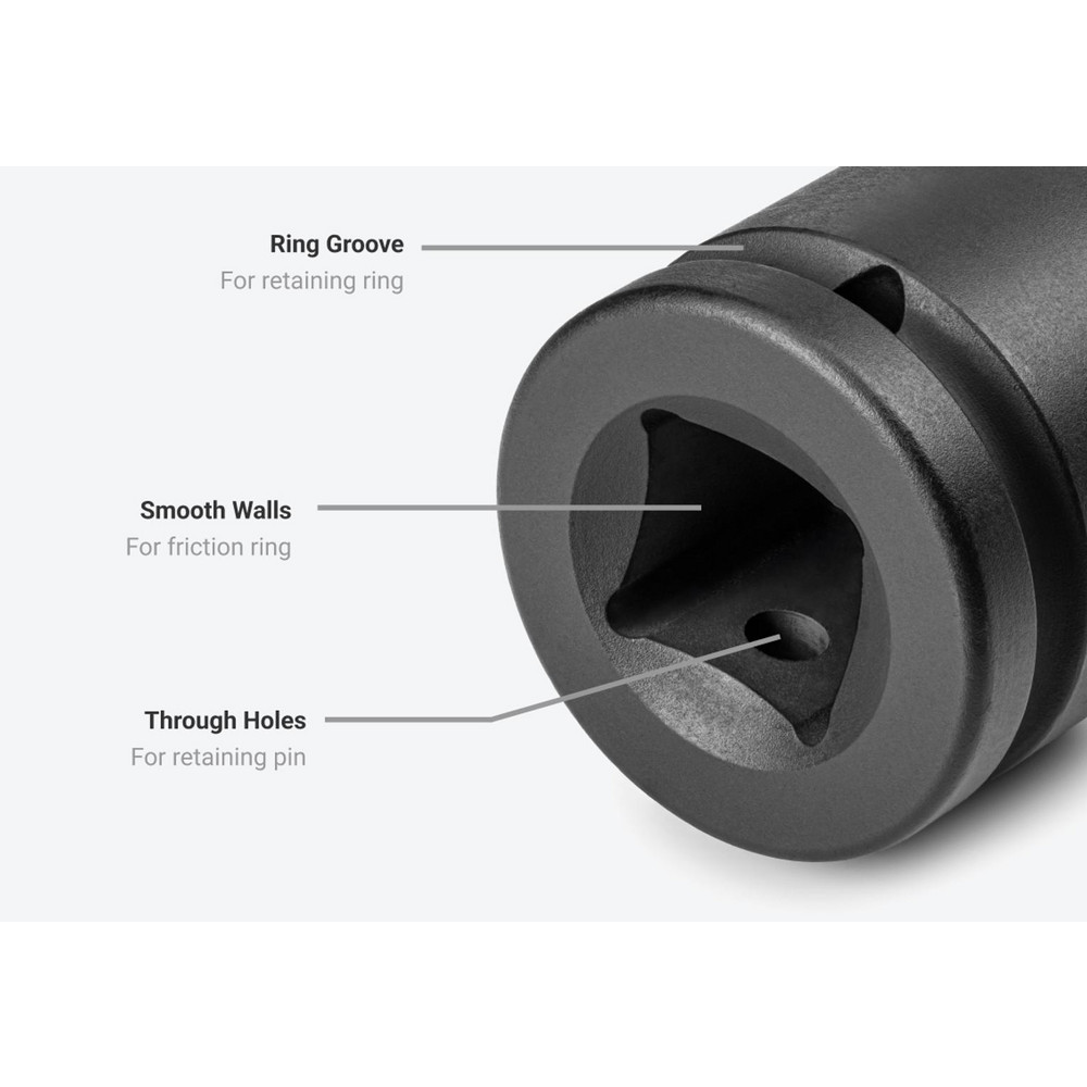 Tekton - Socket Extension Sets: Finish: Manganese Phosphate; Material ...