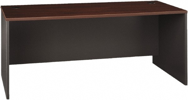 Bush Business Furniture - Reception Desk: Graphite Gray & Hansen Cherry -  32224164 - MSC Industrial Supply