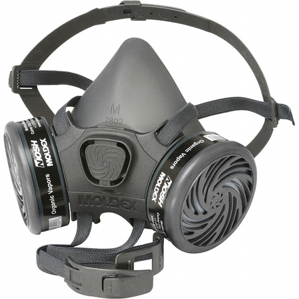 Moldex 7802 Full Face Respirator: Premium Silicone, Medium 