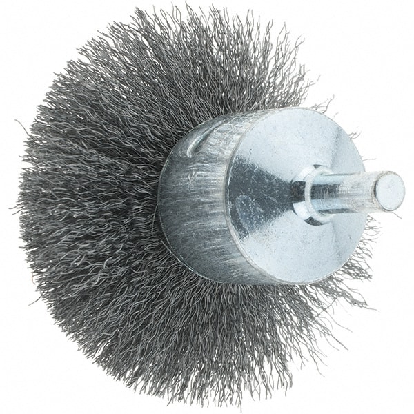 Tru-Maxx 88534 End Brushes: 2-3/4" Dia, Steel, Crimped Wire Image