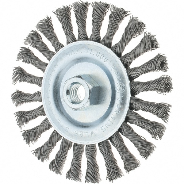 Tru-Maxx 88550 Wheel Brush: 6" Wheel Dia, Knotted Image